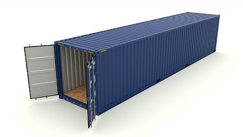 Shipping Container 3D Model