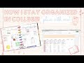 HOW I STAY ORGANIZED IN COLLEGE! Plan with me: Syllabus Week | University of Florida