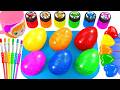 Satisfying Video l How I Make Rainbow Giant Egfs FROM Lollipop Princess Cup Sounds &amp; SPRUNKI ASMR