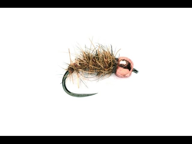 Hares Ear Copper Tungsten Beadhead Barbless from Fulling Mill 