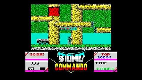 ZX Spectrum - Bionic Commando, Gameplay