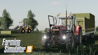 Farming Simulator 19 - Zmenšil se mi Optum, Úklid balíku sena