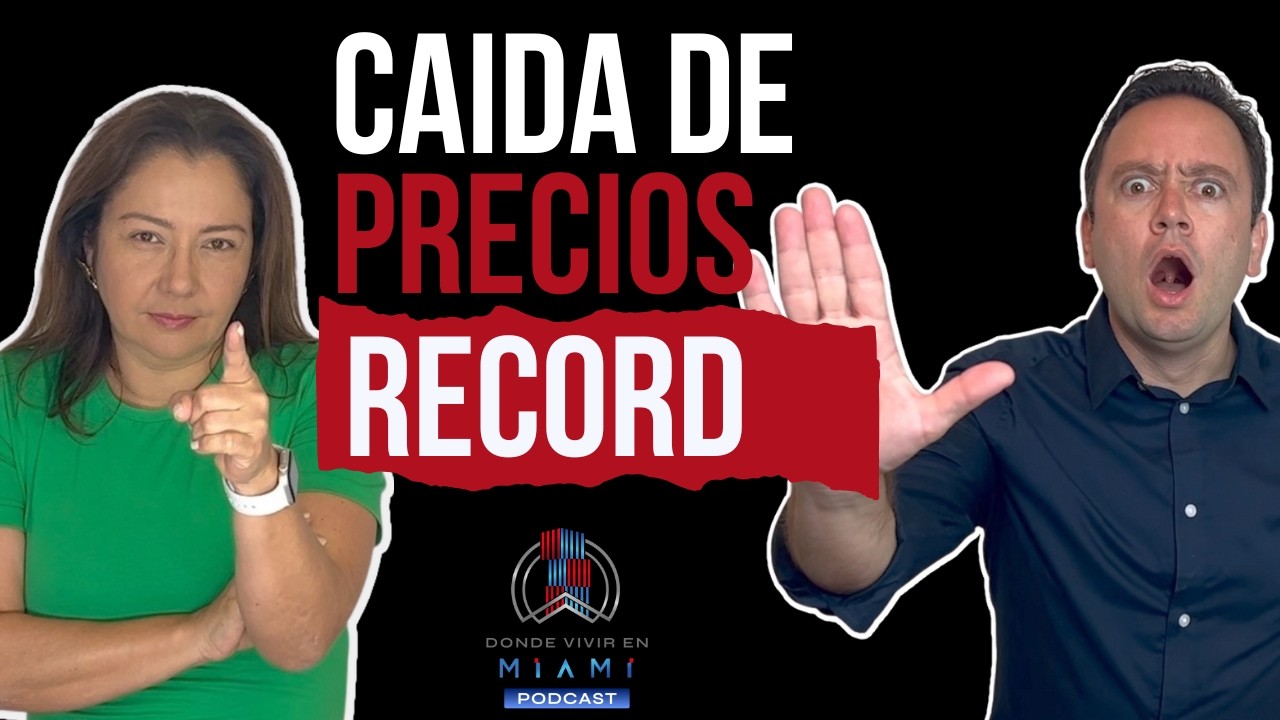 ¡Colapso Inmobiliario en Miami! Precios Caen y Ventas se Hunden en 2025 😱