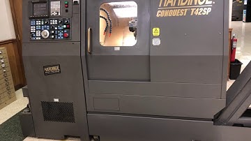 Iverson & Company Preowned Hardinge Conquest T42SP CNC Lathe with Live tooling and Ram Turret