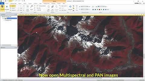 Erdas Tutorial - 12 || Pansharpening or Resolution Merge of Satellite Images || Landsat 8 Pansharp
