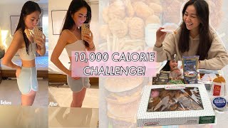 10,000 CALORIE CHALLENGE | GIRL VS FOOD | ULTIMATE CHEAT DAY