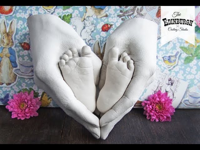 How to create a 3D cast of your baby's foot at home