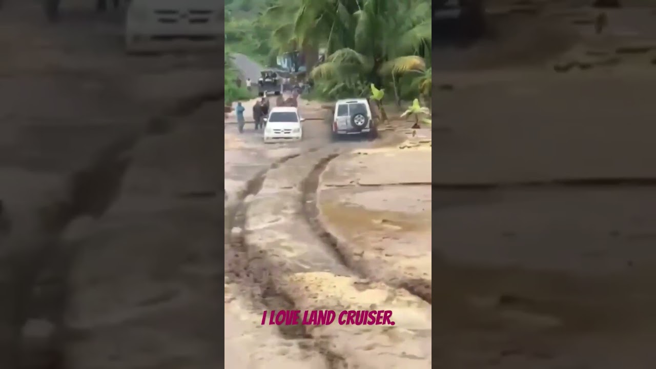 Land Cruiser Gets Absolutely Buried in Mud 