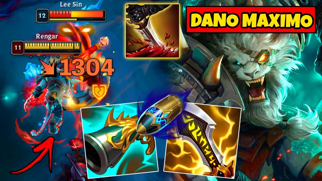 RENGAR DE CRÍTICO FOCADO EM DANO MÁXIMO NO *Q*