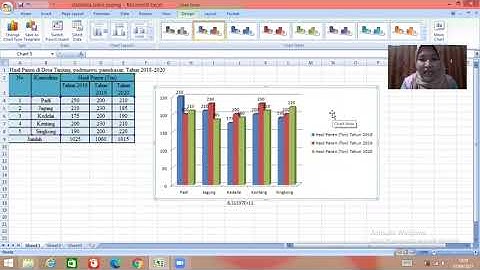Cara Membuat Diagram Batang Menggunakan Ms. Excel