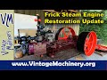 Frick Steam Engine Restoration Update