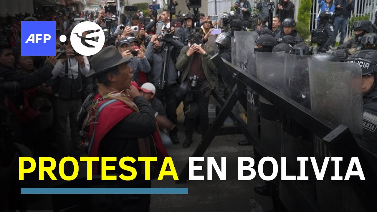 Miles protestan en Bolivia por escasez de dólares y combustible - YouTube