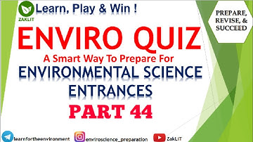 🔴Weekly Quiz For Environmental Science Entrances|Test Your Preparation🌟