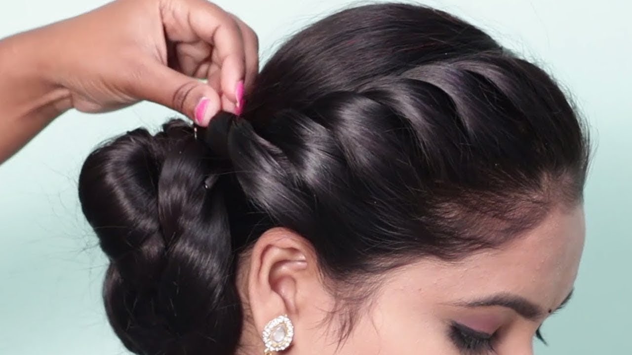new wedding/party hairstyles for girls || hair style girl || easy hairstyles  || cute hairstyles 2020 - YouTube