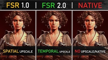 FSR 1.0 vs FSR 2.0 vs NATIVE Resolution | Deathloop UPSCALING TESTED!