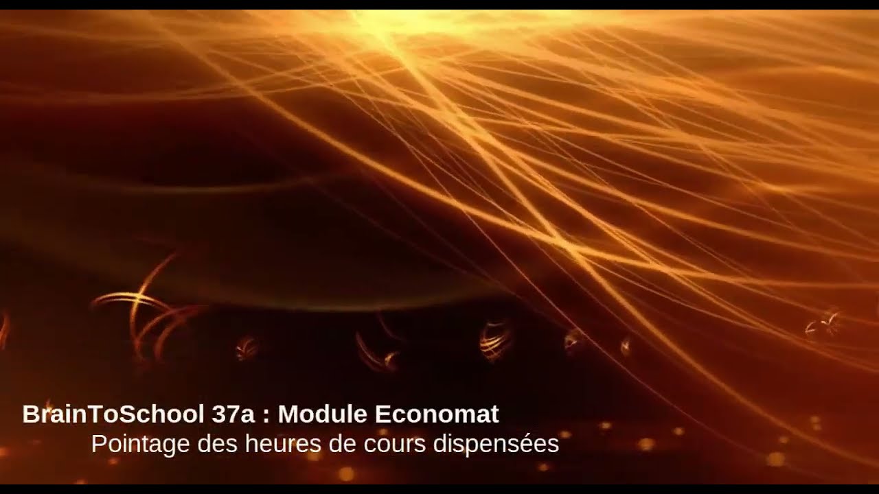 BrainToSchool 37a - Pointage des heures de cours