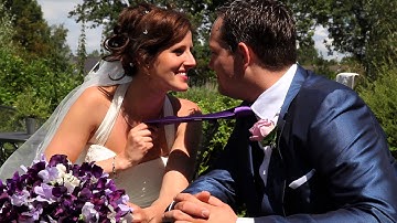 Trouwclip bruiloft Patrick en Femke