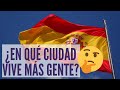🌏 Las 20 CIUDADES MÁS POBLADAS de ESPAÑA 👍🇪🇸