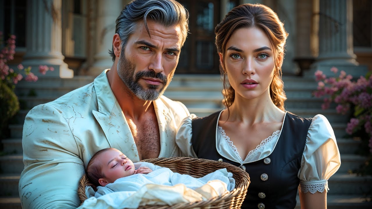 UM MILIONÁRIO ENCONTRA UM BEBE EM UMA CESTA E A VERDADE O UNE À SUA EMPREGADA PARA SEMPRE!…❤️