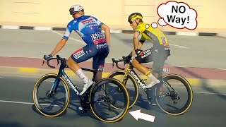 "I Just Sprinted 70km/h with a Flat Tyre!" | UAE Tour 2024 Stage 5