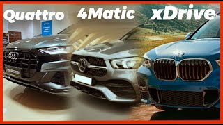 Sistemul de tracțiune 4x4 cel mai bun - Audi Quattro, Mercedes 4Matic sau Bmw xDrive ?