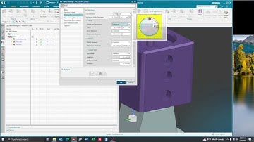 Siemens NX 2206    How To Make A Hole Milling Operation