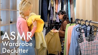 ASMR Wardrobe Organisation (Unintentional ASMR, Real person ASMR)