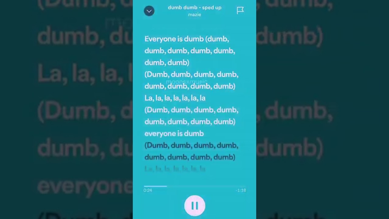 Everyone is dumb (sped up)spotify edit 