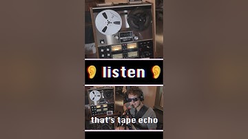 How Tape Delay Works #musicproduction #shorts #effects