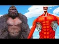 KING KONG vs Armin Colossal Titan (Attack on Titan)