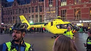 عندما يوجد حاله طوارئ كيف يتصرفون هولنديين خطر فرقة انقاذ بهليكوبتر اطفاء إسعافات برج امستردام )