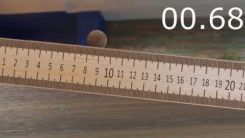 Studying Acceleration with a Ball Rolling Down a Ramp