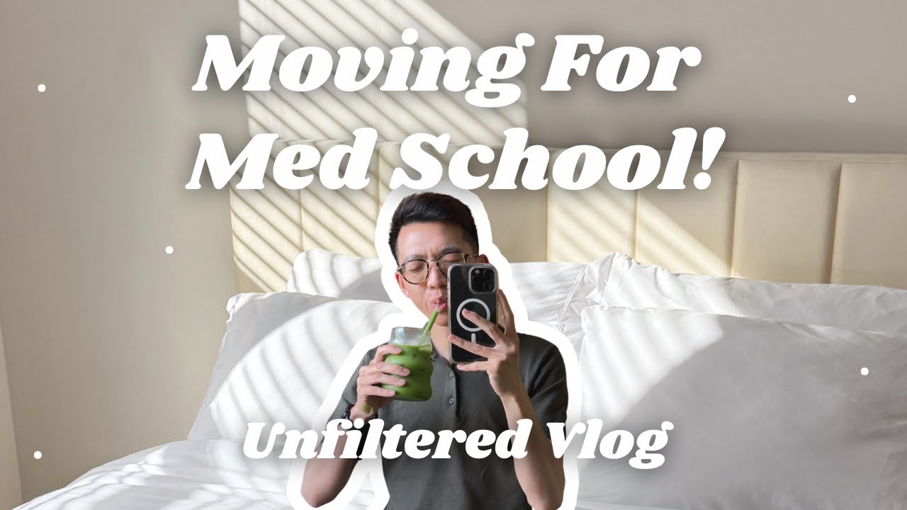 moving for med school, orientation, MD vs DO?! - unfiltered vlog