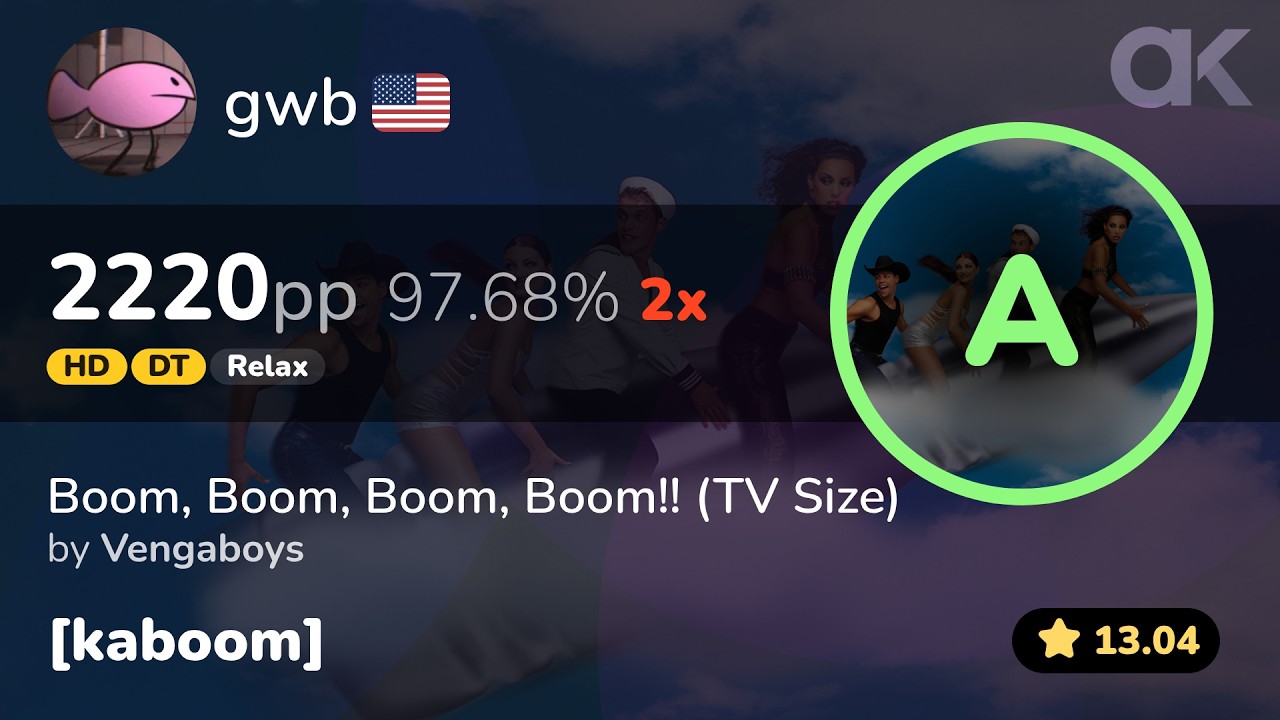 13⭐] Relax | gwb | Vengaboys - Boom, Boom, Boom, Boom!! [kaboom