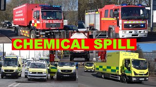 Large CHEMICAL SPILL In Manchester Triggers Major Incident Response