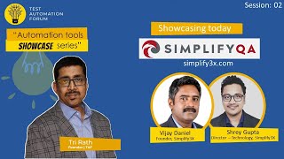 2nd TAF Showcase session: SimplifyQA from Simplify3X (simplify3x.com) screenshot 1