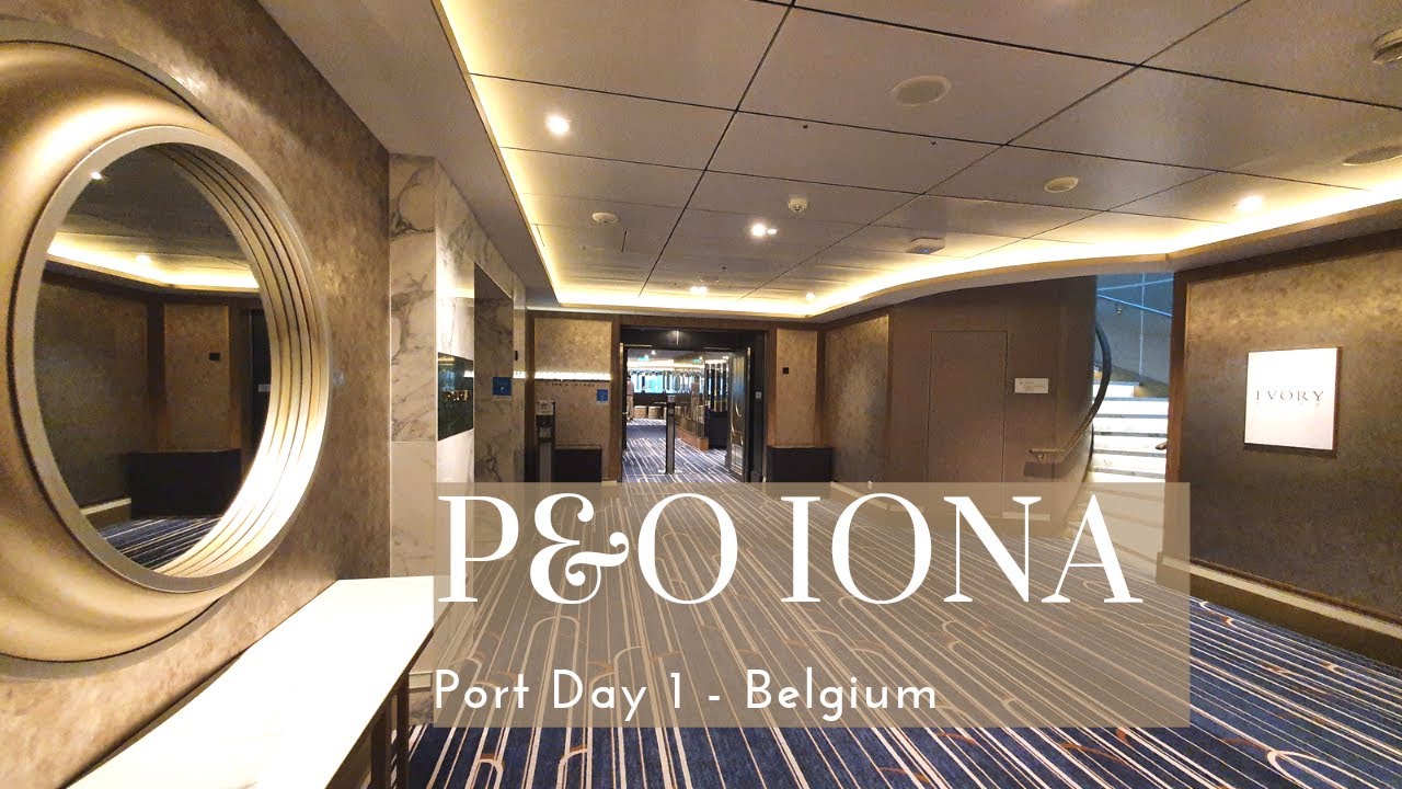 Better than the buffet? We eat at The Quays on P&O Iona plus our first Port day in Belgium!