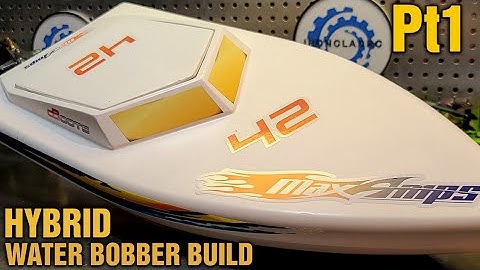 Hybrid Rc Boat Build Submerged Drive, Stuffing tube & Hardware Install 19" Water Bobber