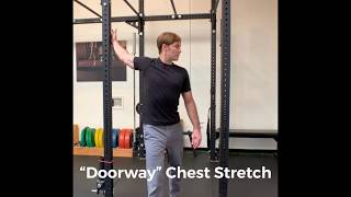 TDH “Doorway” Chest Stretch