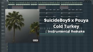 [MOST ACCURATE] $uicideBoy$ x Pouya - Cold Turkey Instrumental Remake (reprod. by iBlazeManz)