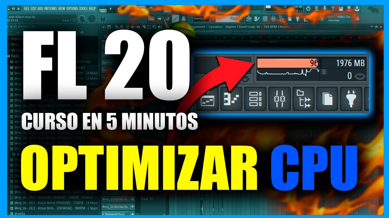 🎶🔥Como Optimizar tu CPU en FL Studio 20 ¡PA QUE NO SE TRABE!😡|Como Usar FL20 | Curso en 5 Min #2✅🔥😎😎