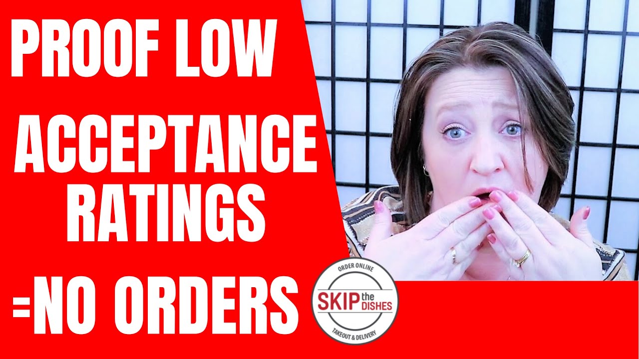 Skip The Dishes Call That Proves Low Acceptance Rate = No Orders