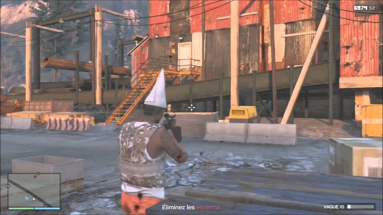 GTA 5 Online 2 Survie manche 10 Op ration en Scierie GTA 5 Online 2 Survie manche 10 Op ration en Scierie