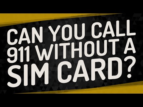 วีดีโอ: คุณสามารถโทร 911 โดยไม่มีหมายเลขโทรศัพท์ได้หรือไม่?