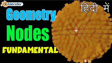 Blender Geometry Nodes Fundamental Tutorial I #beginners #blender  #hindi