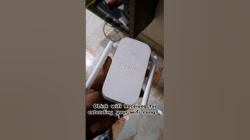 Dlink wifi  receiver. To extend you wifi range with Len port📡📢 #trending #tacnology__