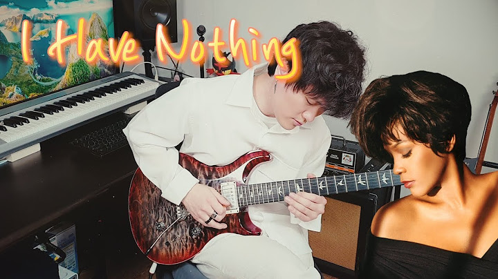 I Have Nothing Guitar version - Guitar performance video thumbnail