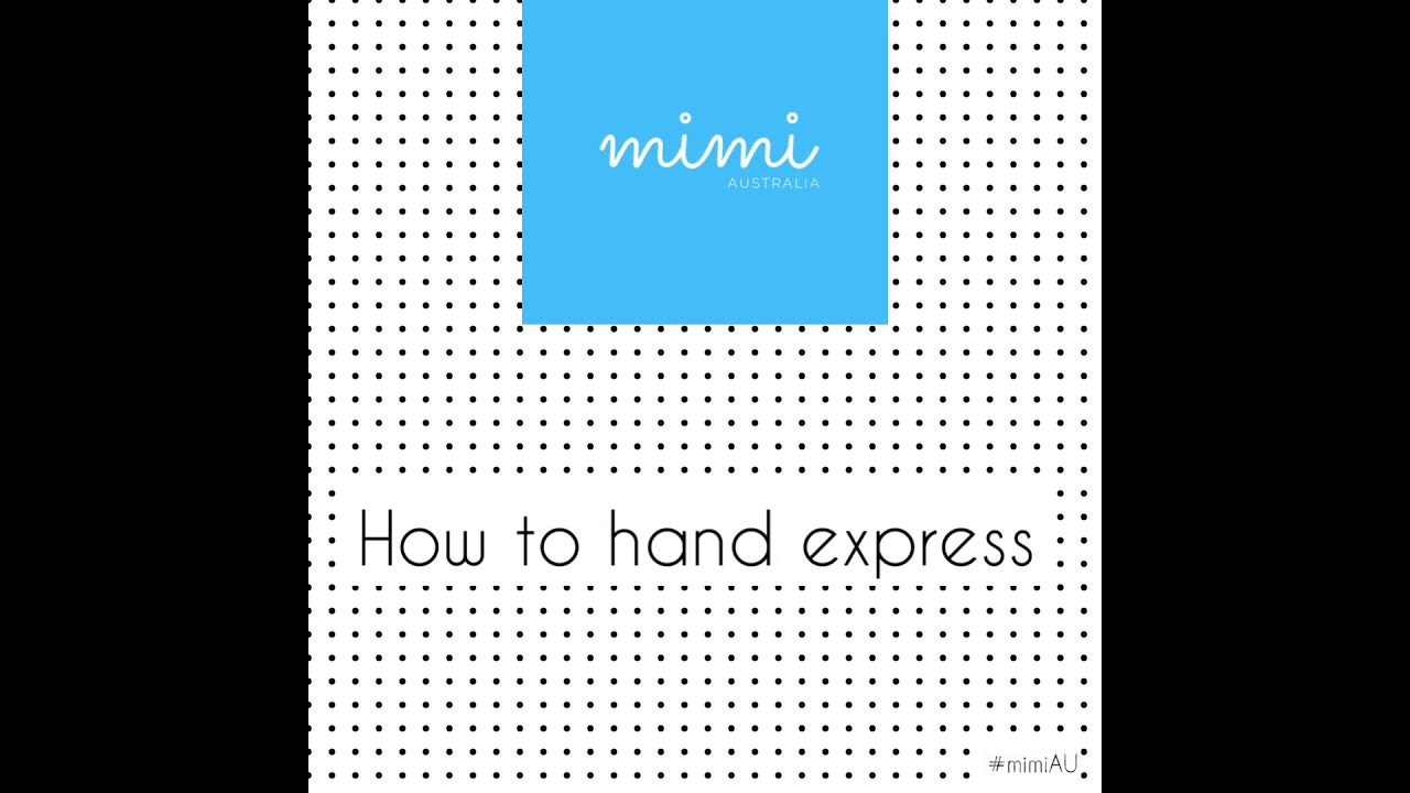 How to hand express breast milk - YouTube