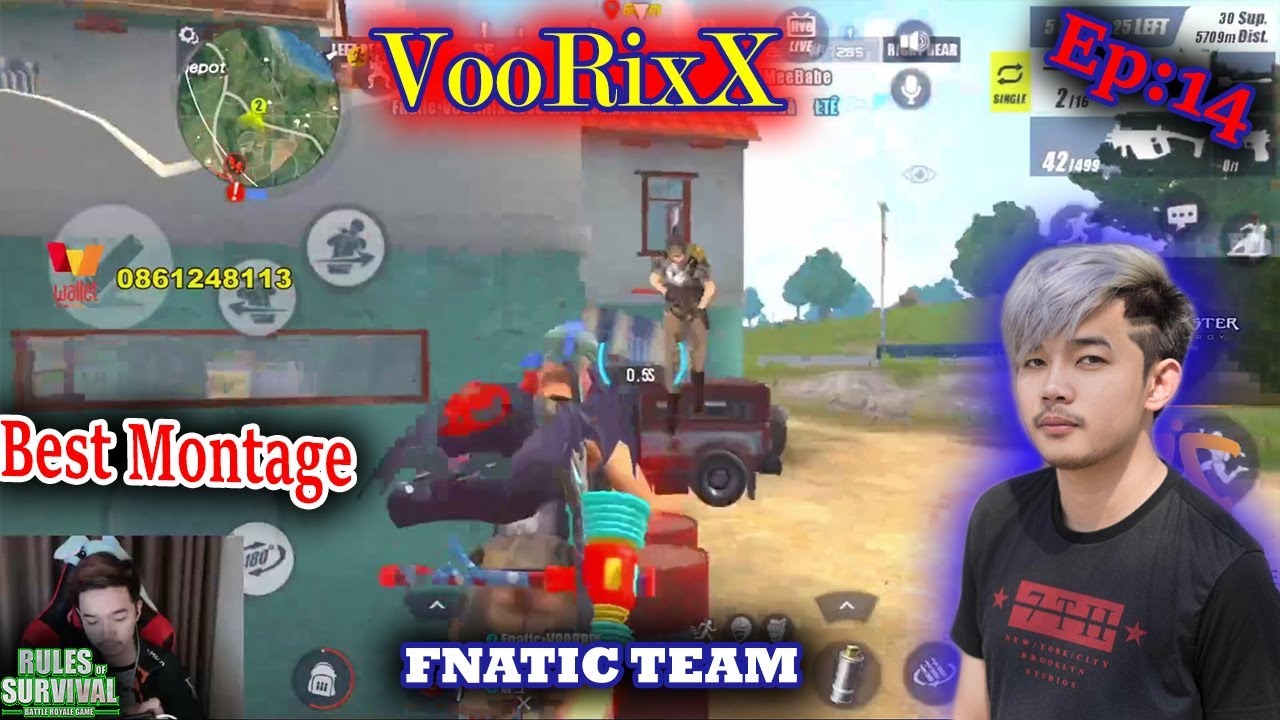 1vs5!VooRiXx ft Dudik,ROS Most Kill Montage,Rules Of Survival,Saxy Gaming|Ep\14