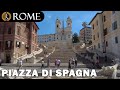 Rome guided tour ➧ Spanish Steps - Piazza di Spagna [4K Ultra HD]